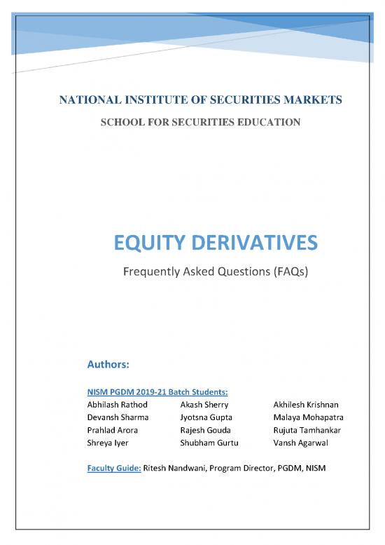 picture Education Pdf 55412 | Equity Derivatives Faq Document 1