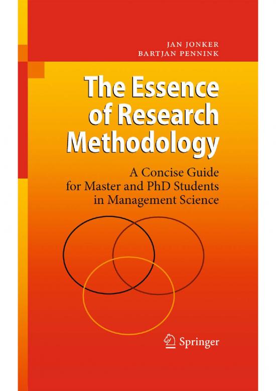 picture1_Research Methodology Pdf 56222 | Essence Of Research Methodology   A Concise Guide For Master And Phd Students 2010