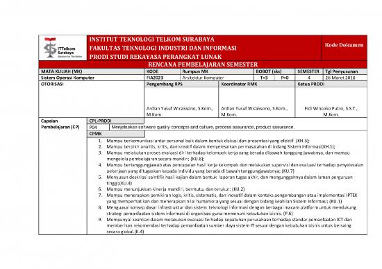 picture_Software Quality Assurance Pdf 56397 | Fia2023 Sistem Operasi Komputer 1