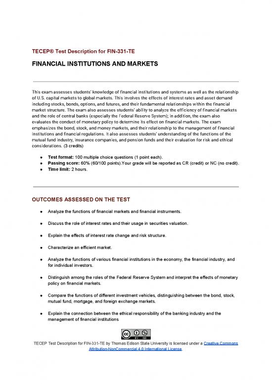 picture Money Pdf 56260 | Fin 331