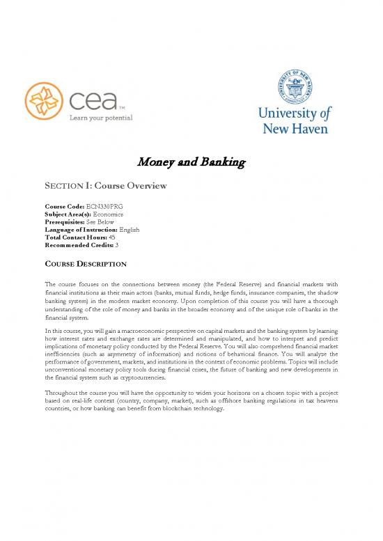 picture Money Pdf 54742 | Gcprg Money And Banking Ecn330prg   Sem (en)
