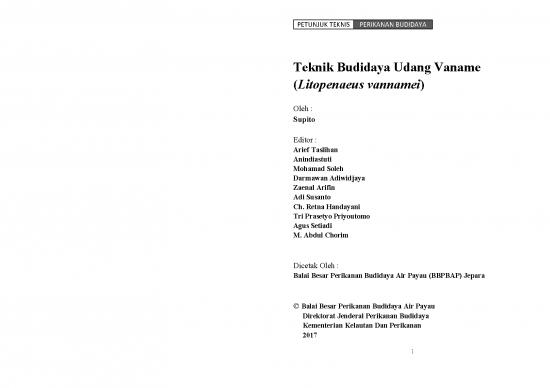 picture Budidaya Udang Vannamei Pdf 56648 | Juknis Udang Vaname