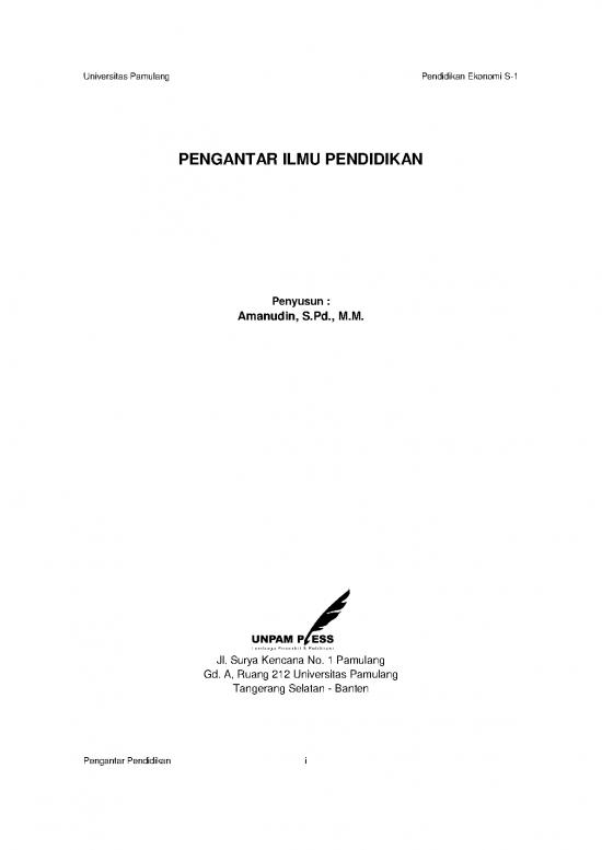 picture Pendidikan Pdf 56866 | Kip0012 Pengantar Pendidikan Full