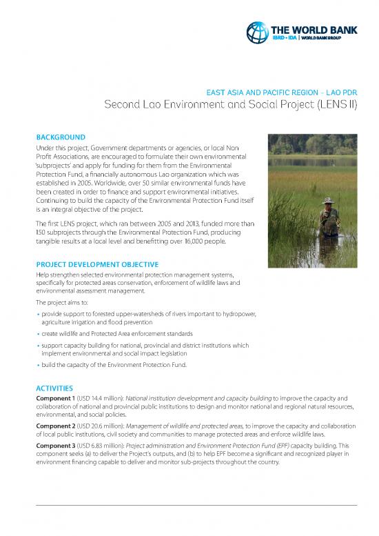 picture1_Environmental Assessment Pdf 56202 | La Lens Factsheet June 2015