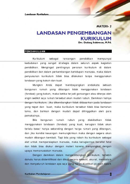 picture_Pendidikan Pdf 56900 | Landasan Kurikulum