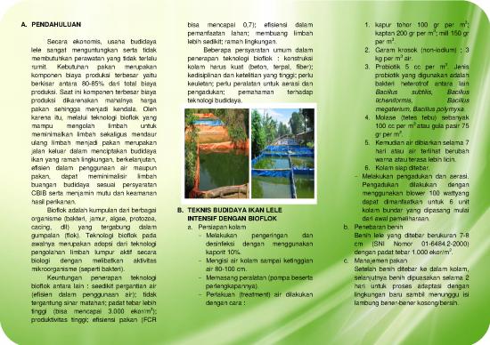 picture_Limbah Pdf 56815 | Leaflet Budidaya Ikan Lele Teknologi Bioflok