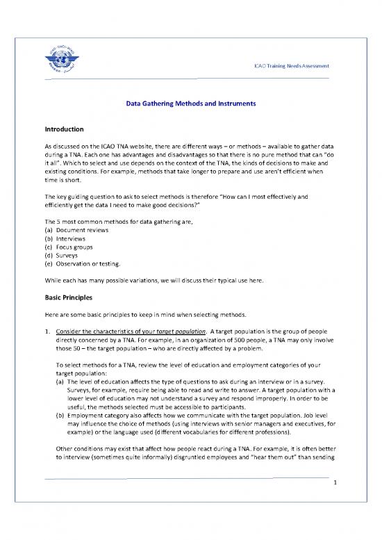 picture Training Methods Pdf 55117 | Methods For Data Gathering