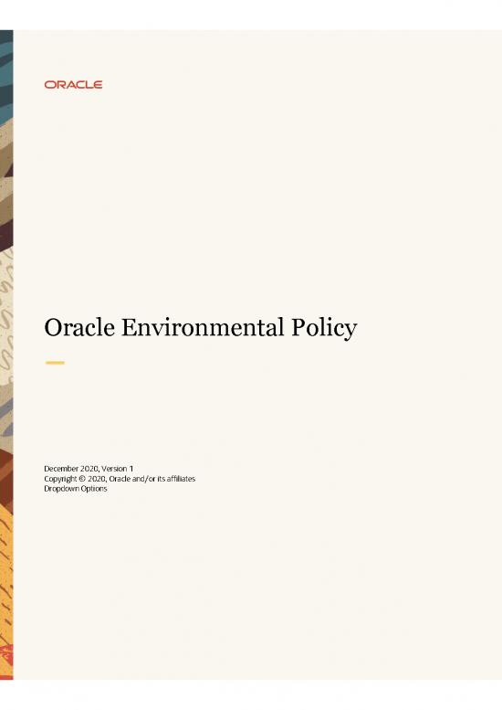 picture Company Environmental Policy Pdf 55516 | Oracle Environmental Policy