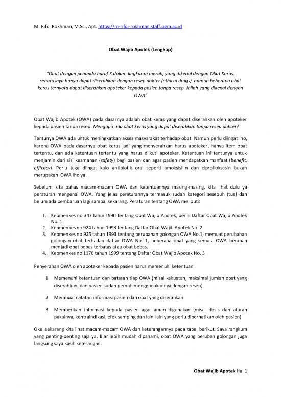picture Obat Wajib Apotek Pdf 54637 | Owa Lengkap
