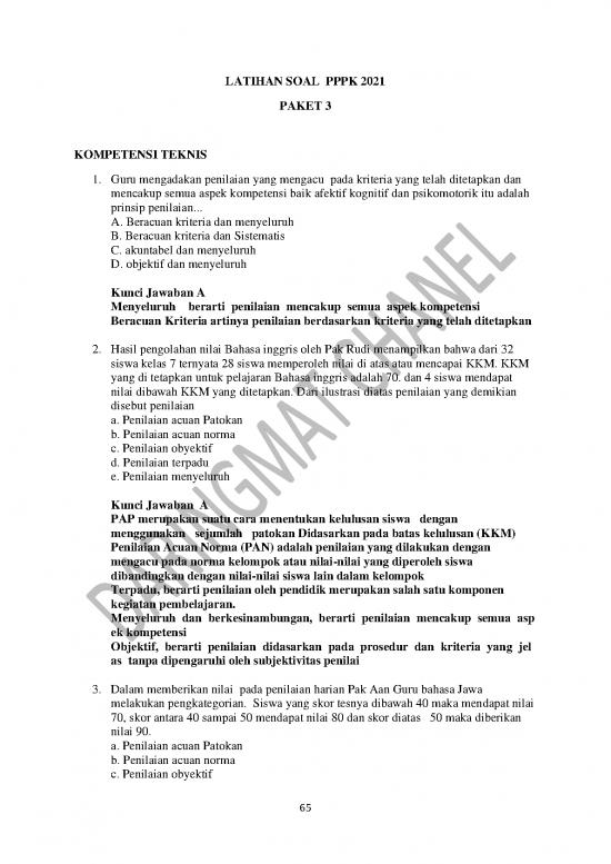 picture_Penilaian Psikomotorik 56412 | Paket 3 Soal Pppk 2021