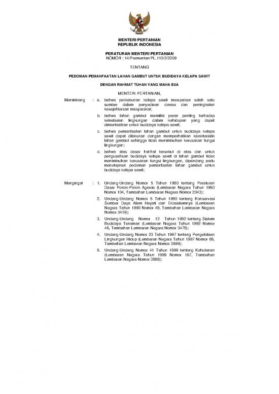 picture Kelapa Sawit Pdf 56798 | Permentan 14 2009 Pemanfaatan Lahan Gambut Utk Kelapa Sawit