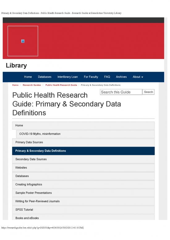 picture_Research Pdf 55683 | Primary  Secondary Data Defi