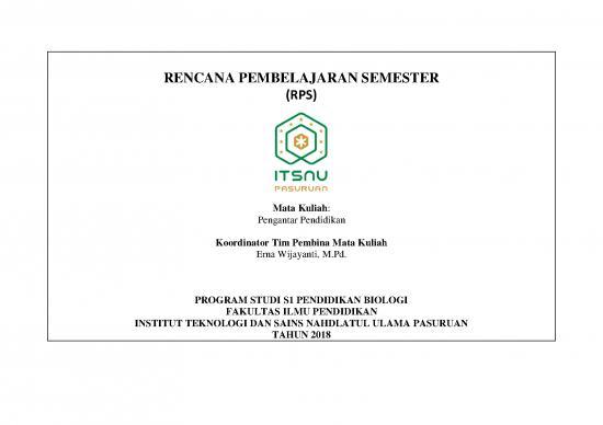 picture_Pendidikan Pdf 57050 | Rps Pengantar Pendidikan