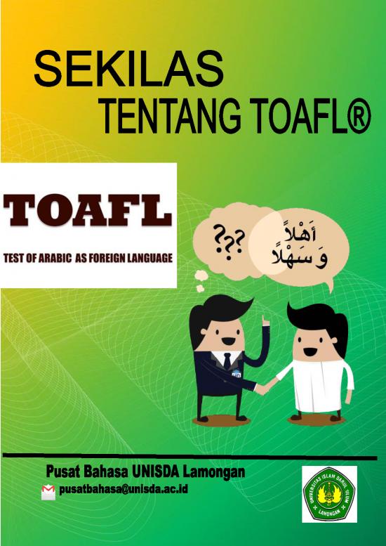 picture1_Contoh Tes Toefl Pdf 54702 | Sekilas Tentang Tes Ilaa Atau Toafl Ppb Arab