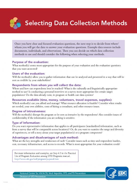 picture Data Collection Methods Pdf 54762 | Selecting Data Collection Methods