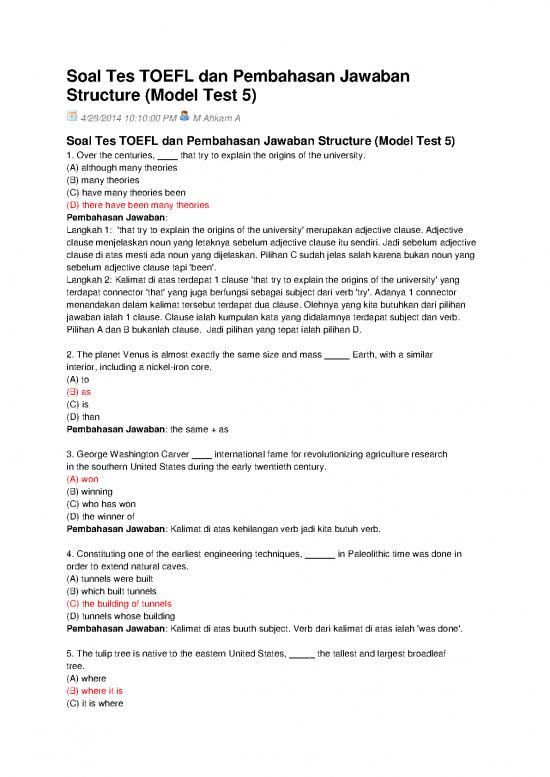 picture_Soal Soal Toefl Dan Pembahasannya Pdf 54685 | Soal Tes Toefl Dan Pembahasan Jawaban Structure