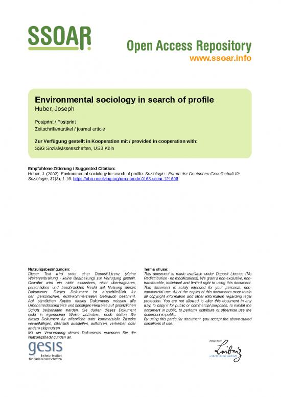 picture Journal Article Example Pdf 55857 | Ssoar Sozfor 2002 3 Huber Environmental Sociology In Search Of
