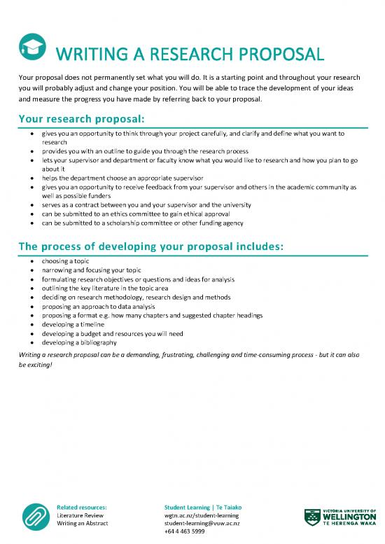 picture Sample Of Research Proposal Pdf 55422 | Writing A Research Proposal