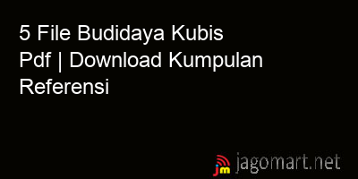 picture 5 File Budidaya Kubis Pdf | Download Kumpulan Referensi