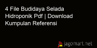 picture 4 File Budidaya Selada Hidroponik Pdf | Download Kumpulan Referensi