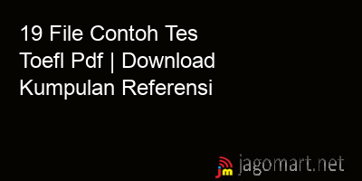 picture 19 File Contoh Tes Toefl Pdf | Download Kumpulan Referensi