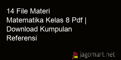 picture 14 File Materi Matematika Kelas 8 Pdf | Download Kumpulan Referensi