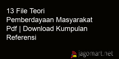 picture 13 File Teori Pemberdayaan Masyarakat Pdf | Download Kumpulan Referensi