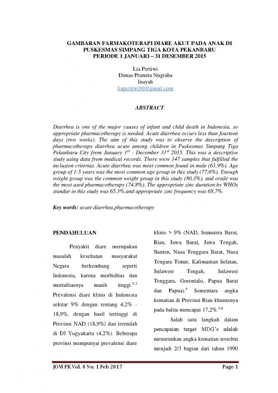 picture Diare Pdf 59227 | 184916 Id Gambaran Farmakoterapi Diare Akut Pada A