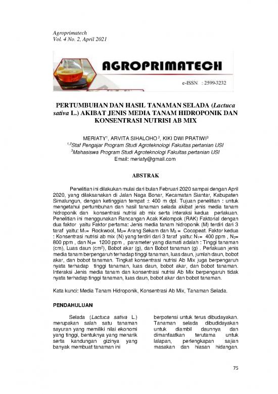 picture1_Hidroponik Pdf 58162 | 349324 Pertumbuhan Dan Hasil Tanaman Selada Lac 24628d95