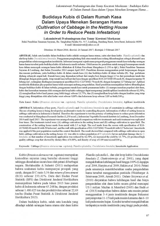 picture_Budidaya Sayuran Pdf 58169 | 96561 Id Budidaya Kubis Di Dalam Rumah Kasa Dalam