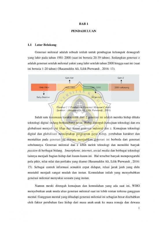 picture_Generasi Milenial Pdf 58398 | A0003 Evelyn Clarissa Pranoto   Bab I