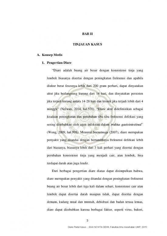 picture Diare Persisten Adalah 59410 | Eka Novita Dewi Bab Ii