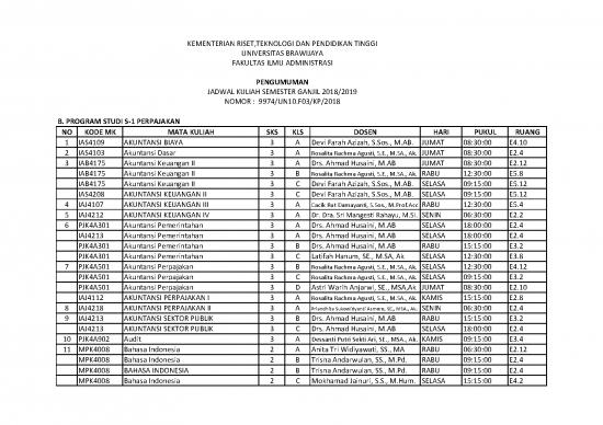 picture1_Pendidikan Pdf 57615 | Jadwal Kuliah Jurusan Perpajakan