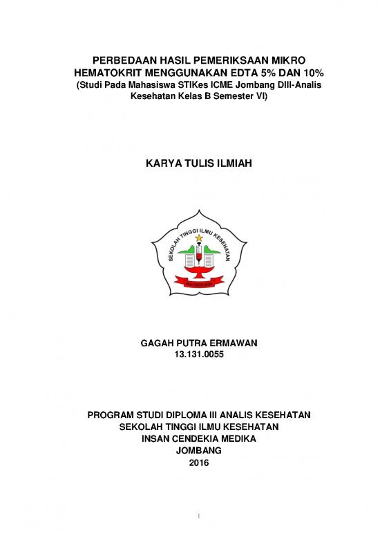 picture_Demam Pdf 59308 | Kti   Perbedaan Hasil Pemeriksaan Mikro Hematokrit Menggunak