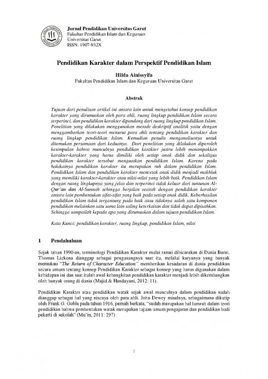 picture_Teori Penelitian 57071 | Pendidikan Karakter Dalam Perspektif Pendidikan Islam