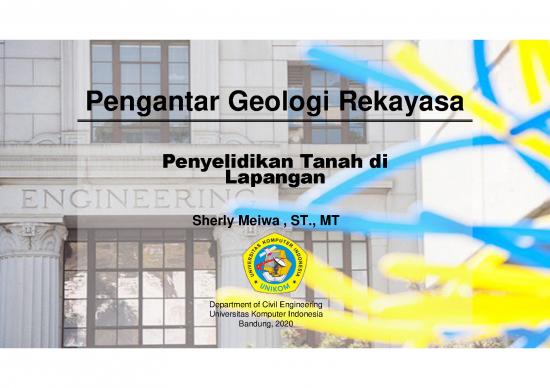 picture_Tanah Pdf 59061 | Pengantar Geologi Rekayasa I  ♯8 Penyelidikan Tanah (sesi 2)