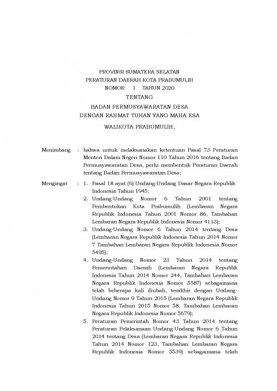 picture1_Pemerintahan Desa Pdf 58683 | Perda No 1 Tahun 2020