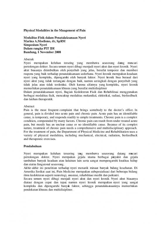picture Nyeri Pdf 59297 | Physical Modalities In The Management Of Pain