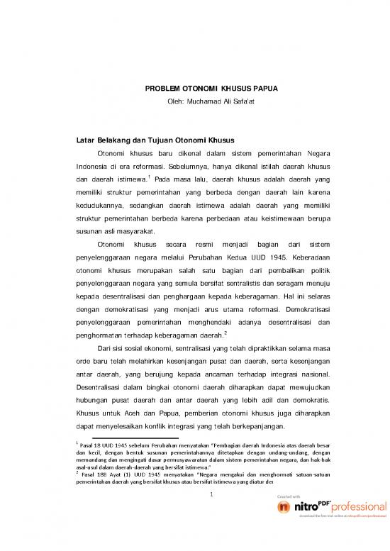 picture Otonomi Khusus Papua Pdf 58637 | Problem Otonomi Khusus Papua