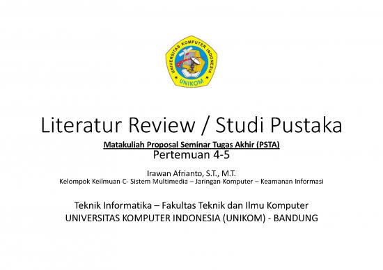 picture_Contoh Studi Pustaka 58401 | Psta 4 5 Literature Review Dan Lampirannya