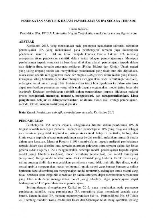 picture_Pendidikan Pdf 57286 | Semnas Unes 2014 Pendekatan Saintifik Dalam Pembelajaran Ipa Secara Terpadu