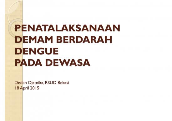 picture Demam Pdf 59179 | Simposium Penatalaksanaan Dbd