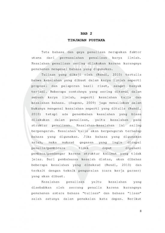 picture Contoh Tinjauan Pustaka Pada Karya Ilmiah 58223 | Tf206573