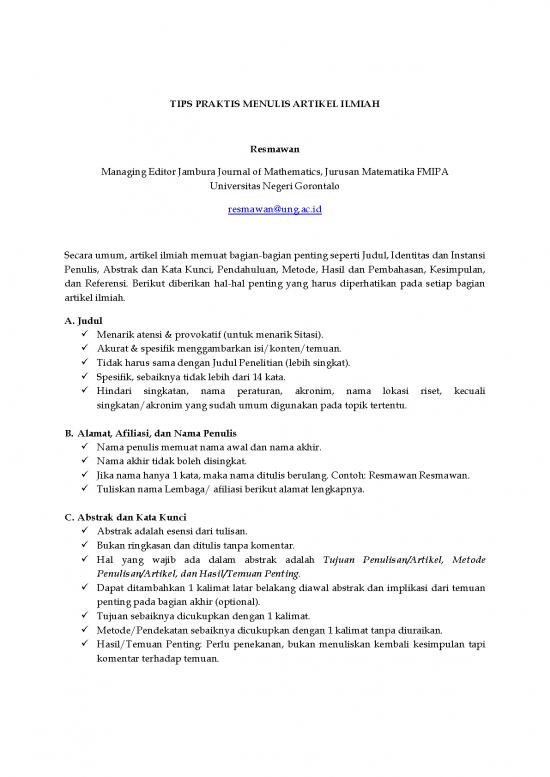 picture_Artikel Pdf 57521 | Tips Praktis Menulis Artikel Ilmiah