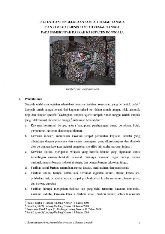 picture1_Sampah Pdf 58860 | Tulisan Hukum Ketentuan Pengelolaan Sampah Donggala