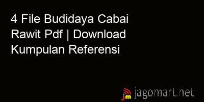picture 4 File Budidaya Cabai Rawit Pdf | Download Kumpulan Referensi