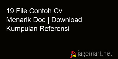 picture 19 File Contoh Cv Menarik Doc | Download Kumpulan Referensi