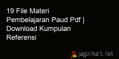picture 19 File Materi Pembelajaran Paud Pdf | Download Kumpulan Referensi