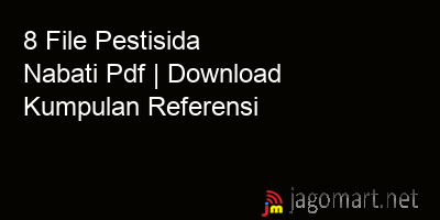 picture 8 File Pestisida Nabati Pdf | Download Kumpulan Referensi