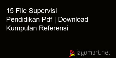 picture 15 File Supervisi Pendidikan Pdf | Download Kumpulan Referensi